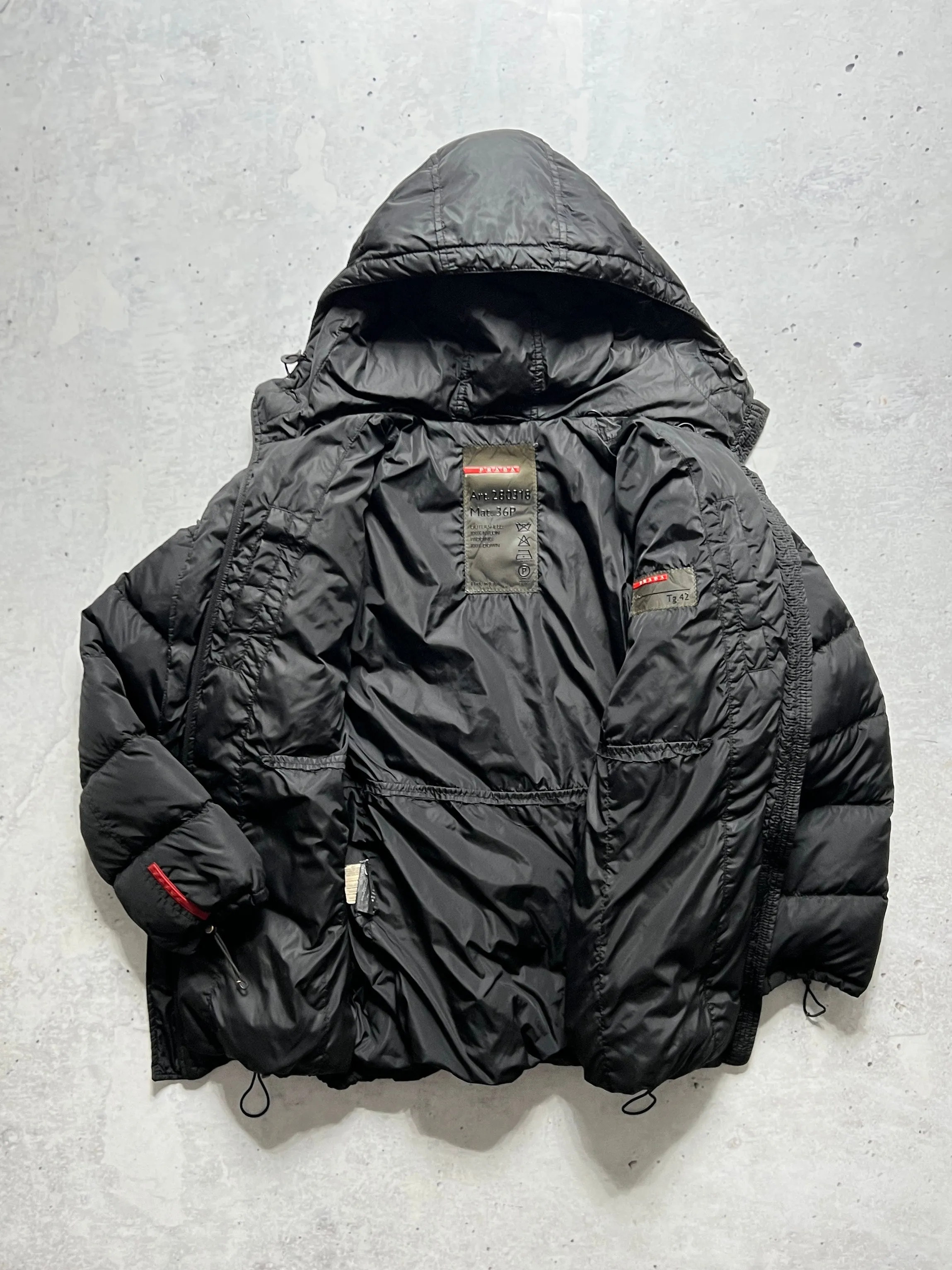 00's Prada Sport Down Fill Puffer Jacket (Women's M)