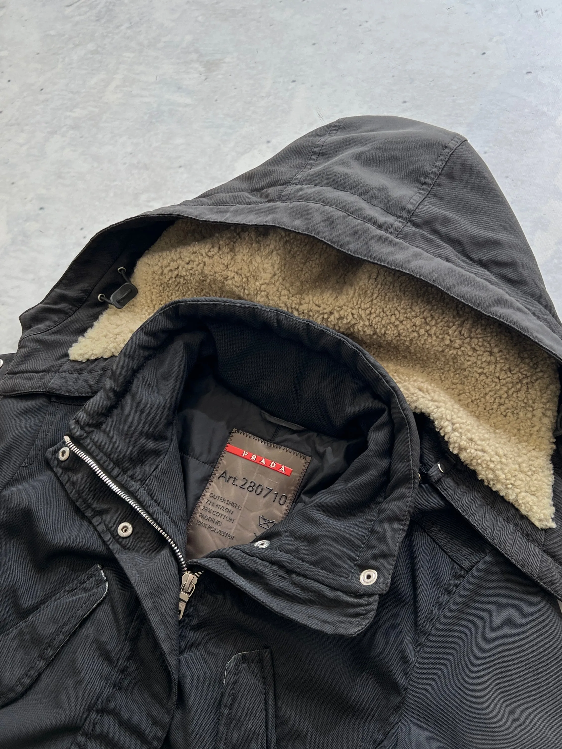 00's Prada Sport Made in Italy Zip Up Jacket (Women's S)