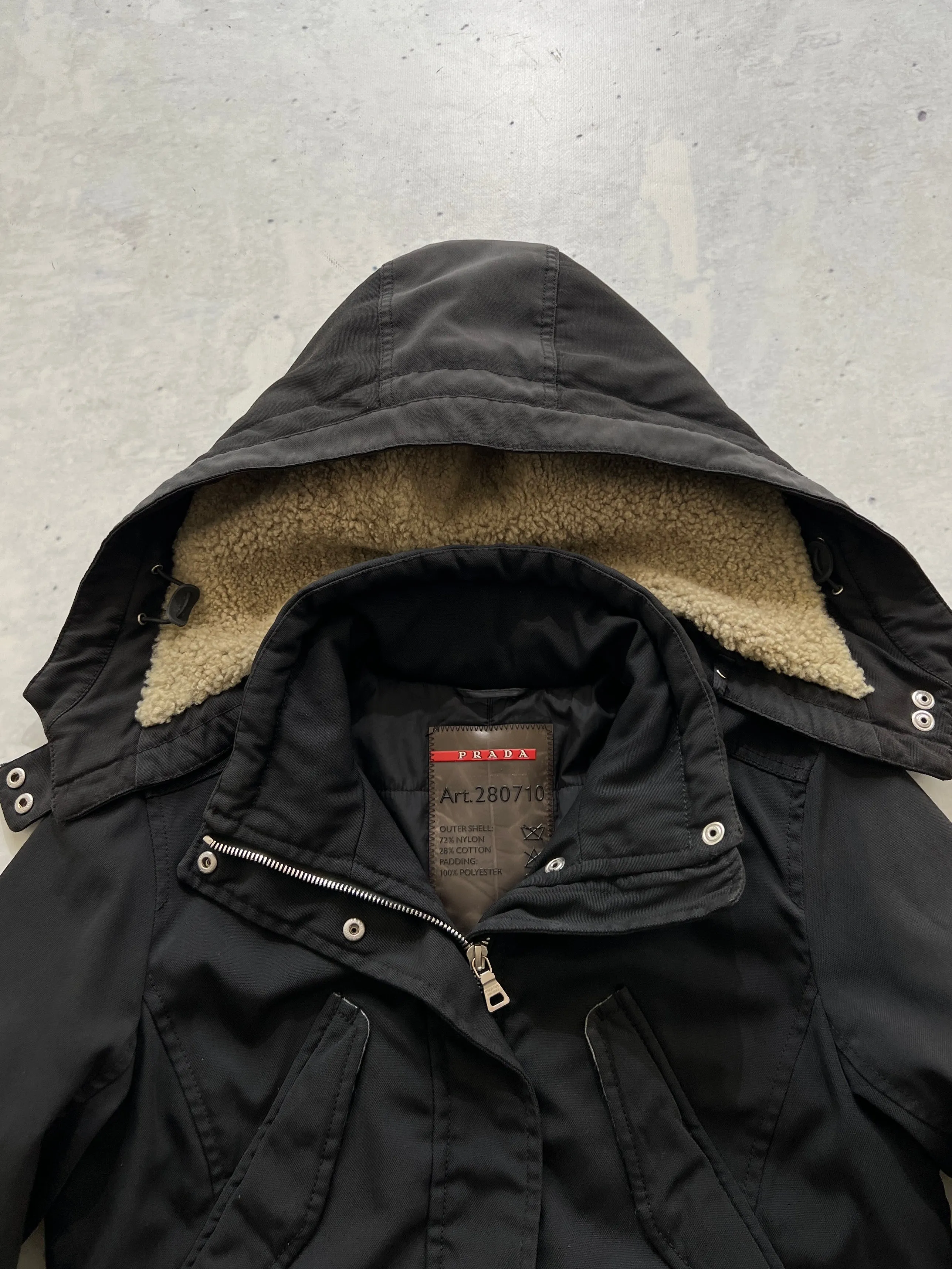 00's Prada Sport Made in Italy Zip Up Jacket (Women's S)