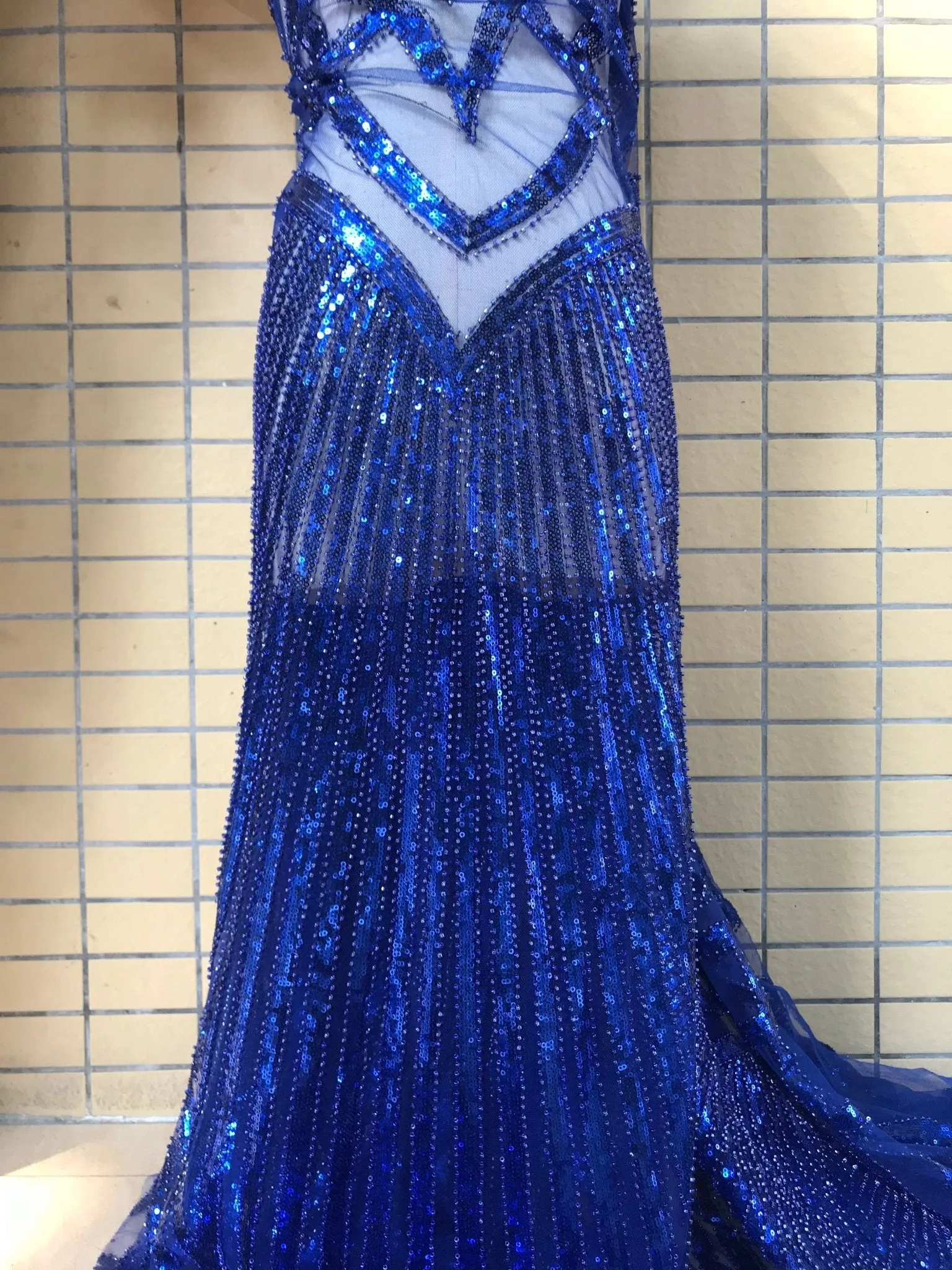 5 YARDS / 3 COLORS / Aïsha Floral Beaded Embroidery Glitter Mesh Lace  Party Prom Bridal Dress Fabric