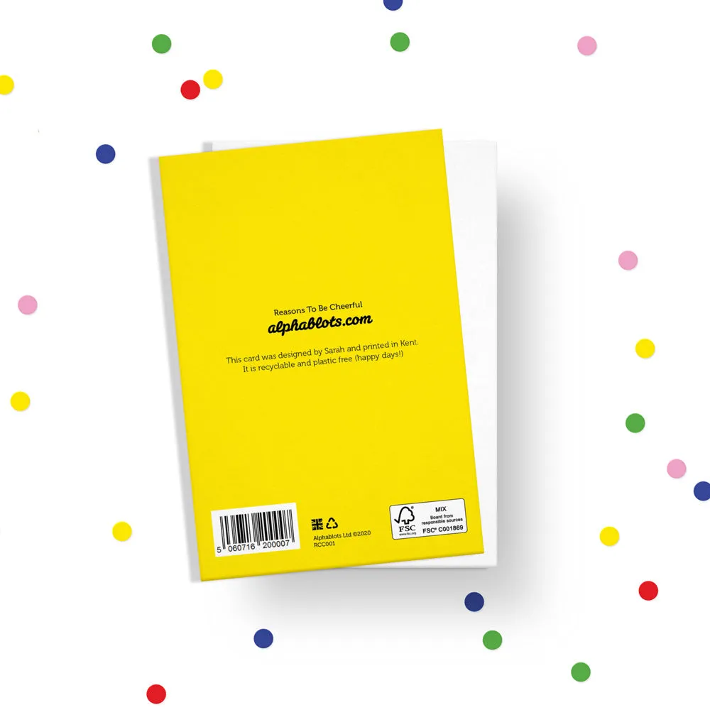 Best News Ever Card by Alphablots