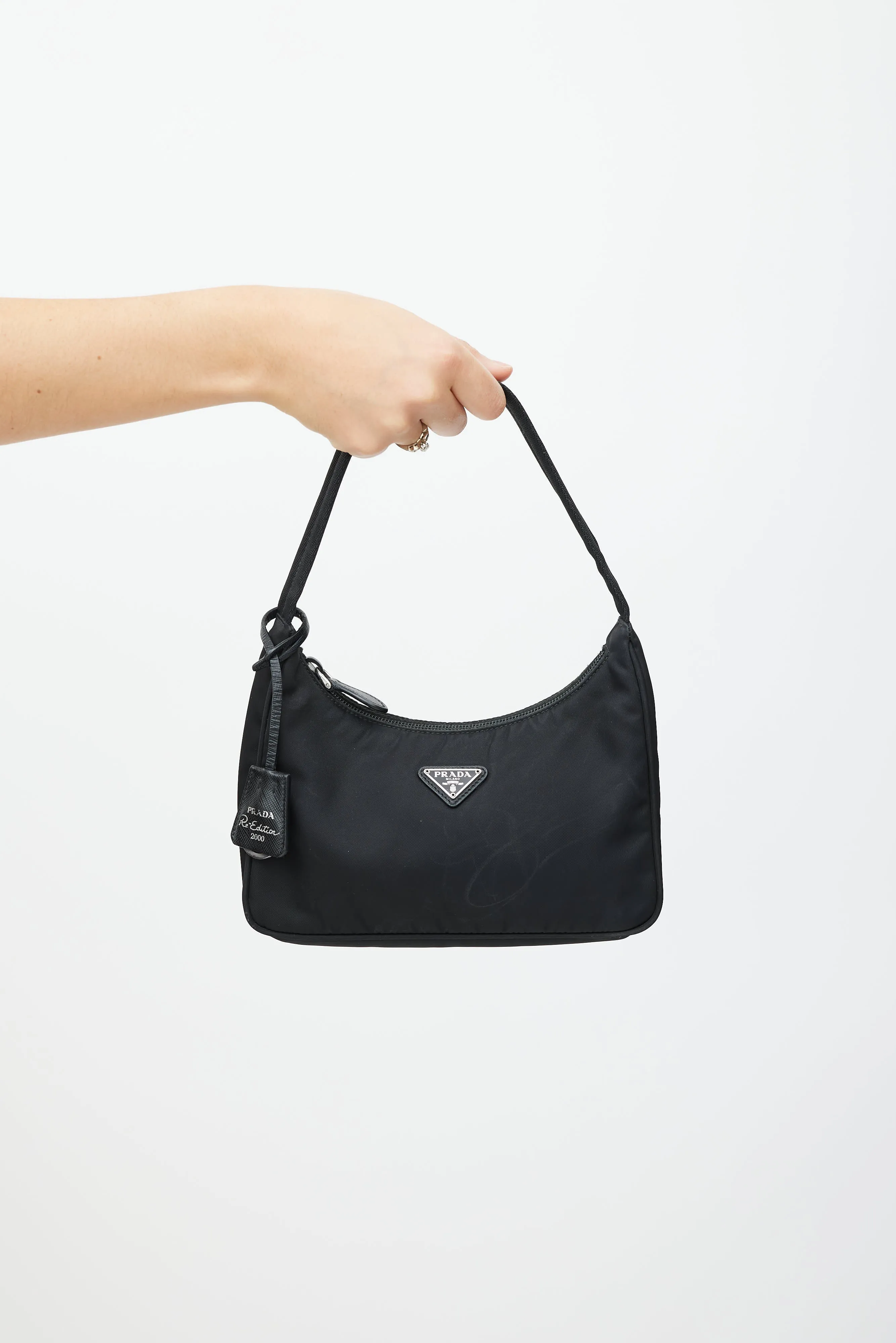 Black Re-Nylon Re-Edition 2000 Bag