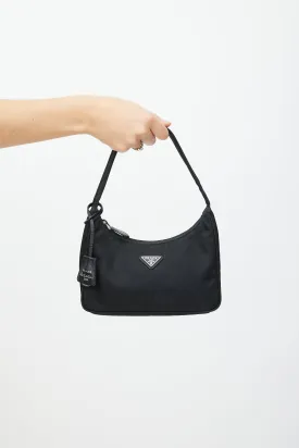 Black Re-Nylon Re-Edition 2000 Bag