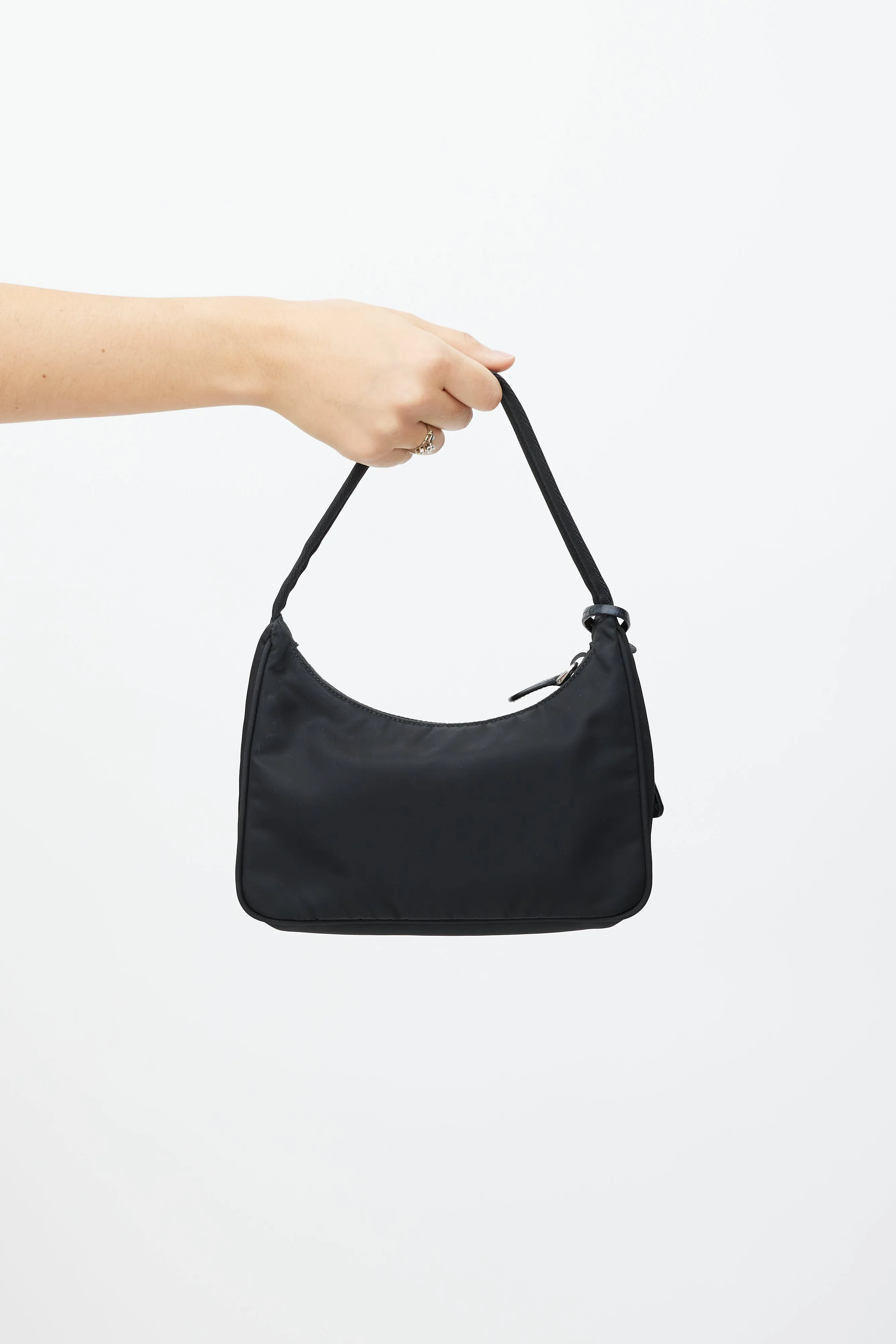 Black Re-Nylon Re-Edition 2000 Bag
