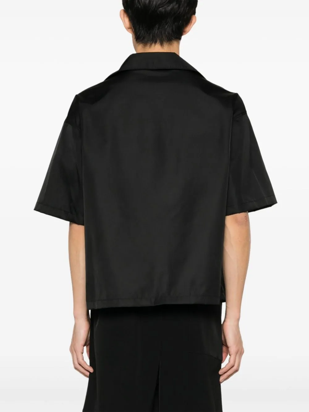 BLACK RE-NYLON SHIRT