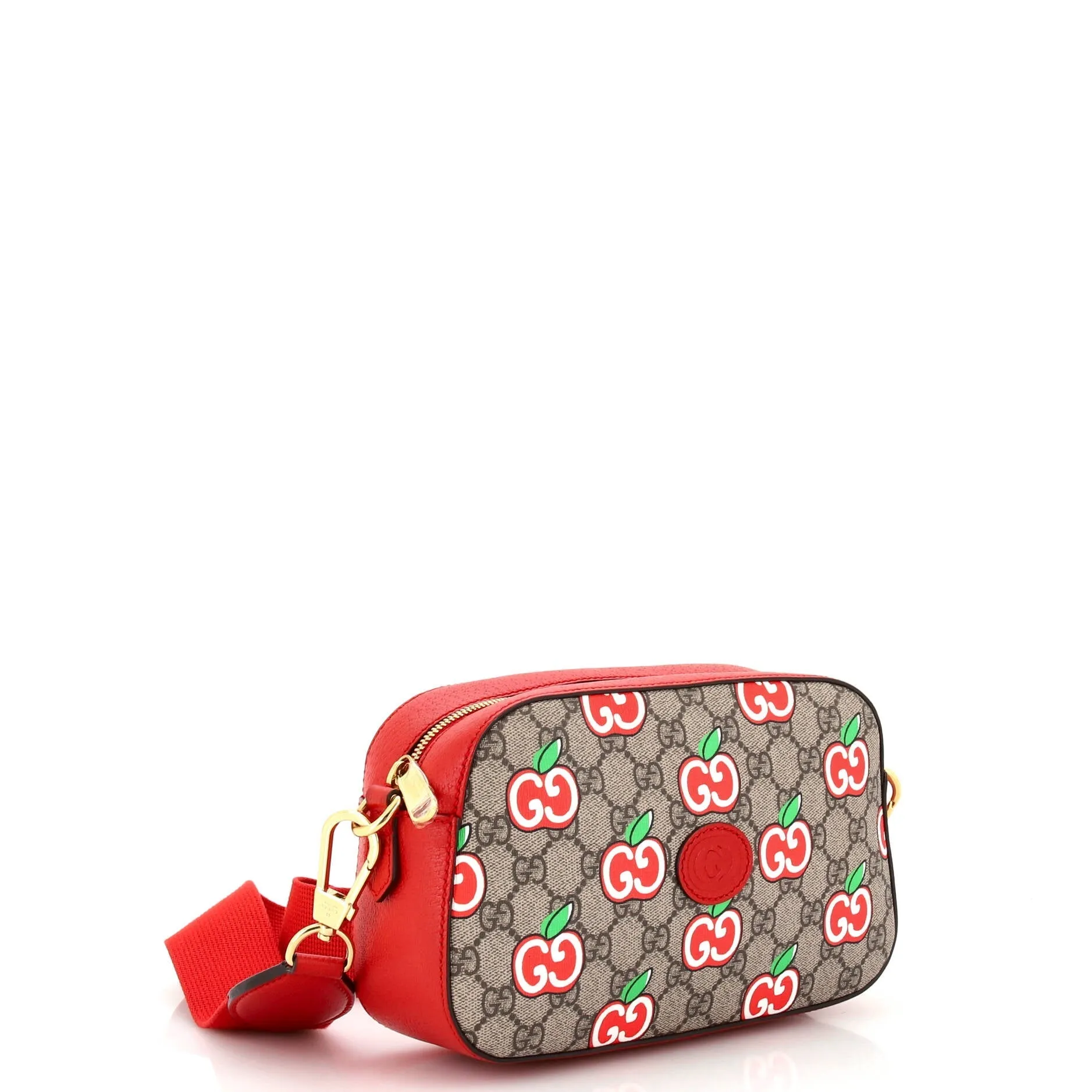 Camera Messenger Bag Printed GG Coated Canvas