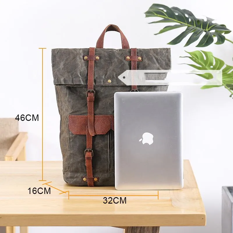 Canvas Mens Side Bag 15'' Black Large Courier Bag Postman Bag Messenger Bag for Men