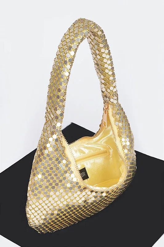 Chainmail Iconic Top Handle Shoulder Bag