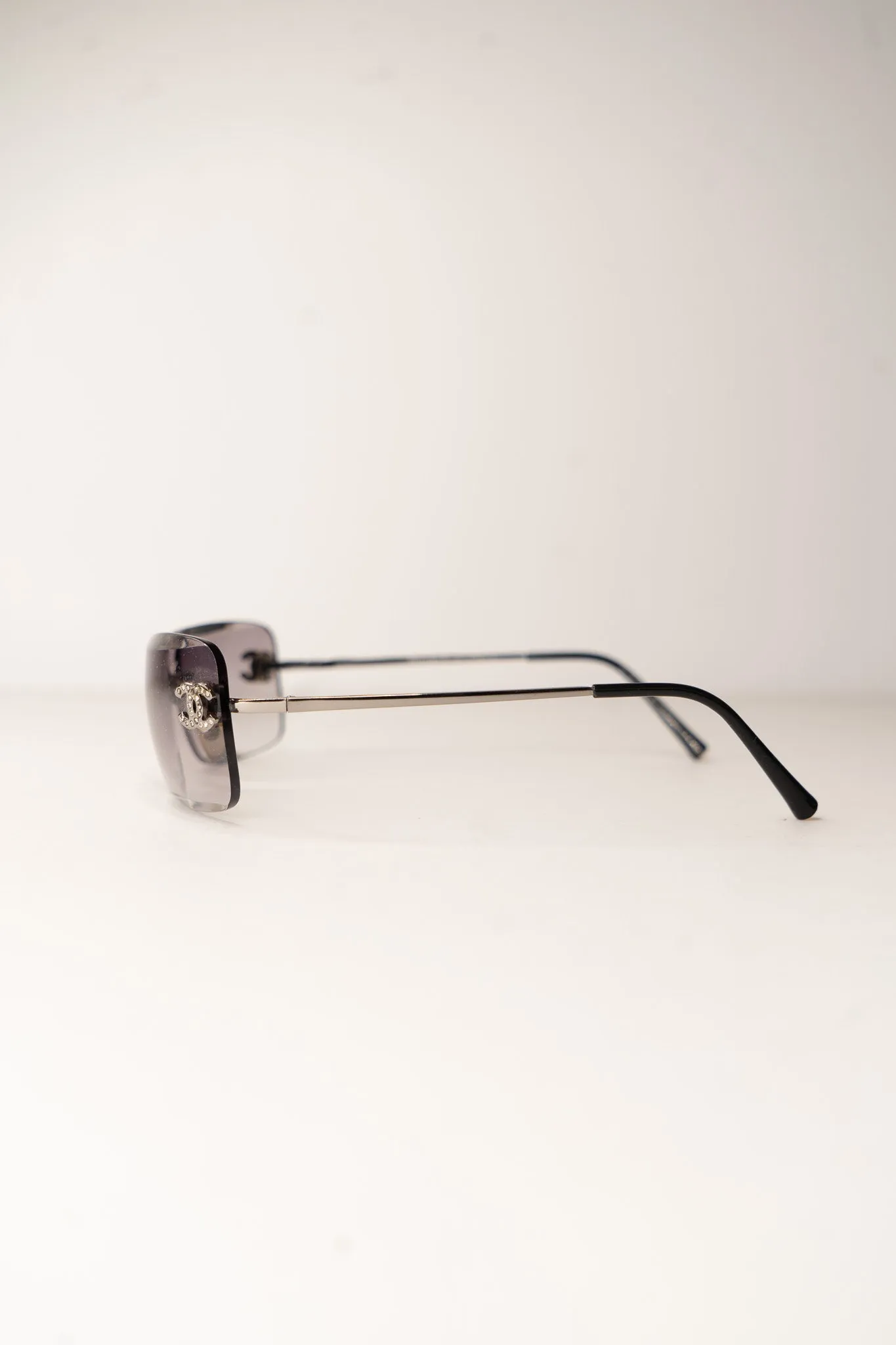 Chanel Black Transparent Sunglasses
