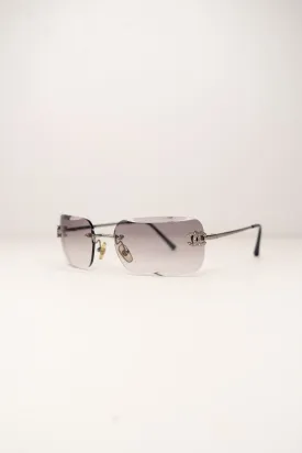 Chanel Black Transparent Sunglasses