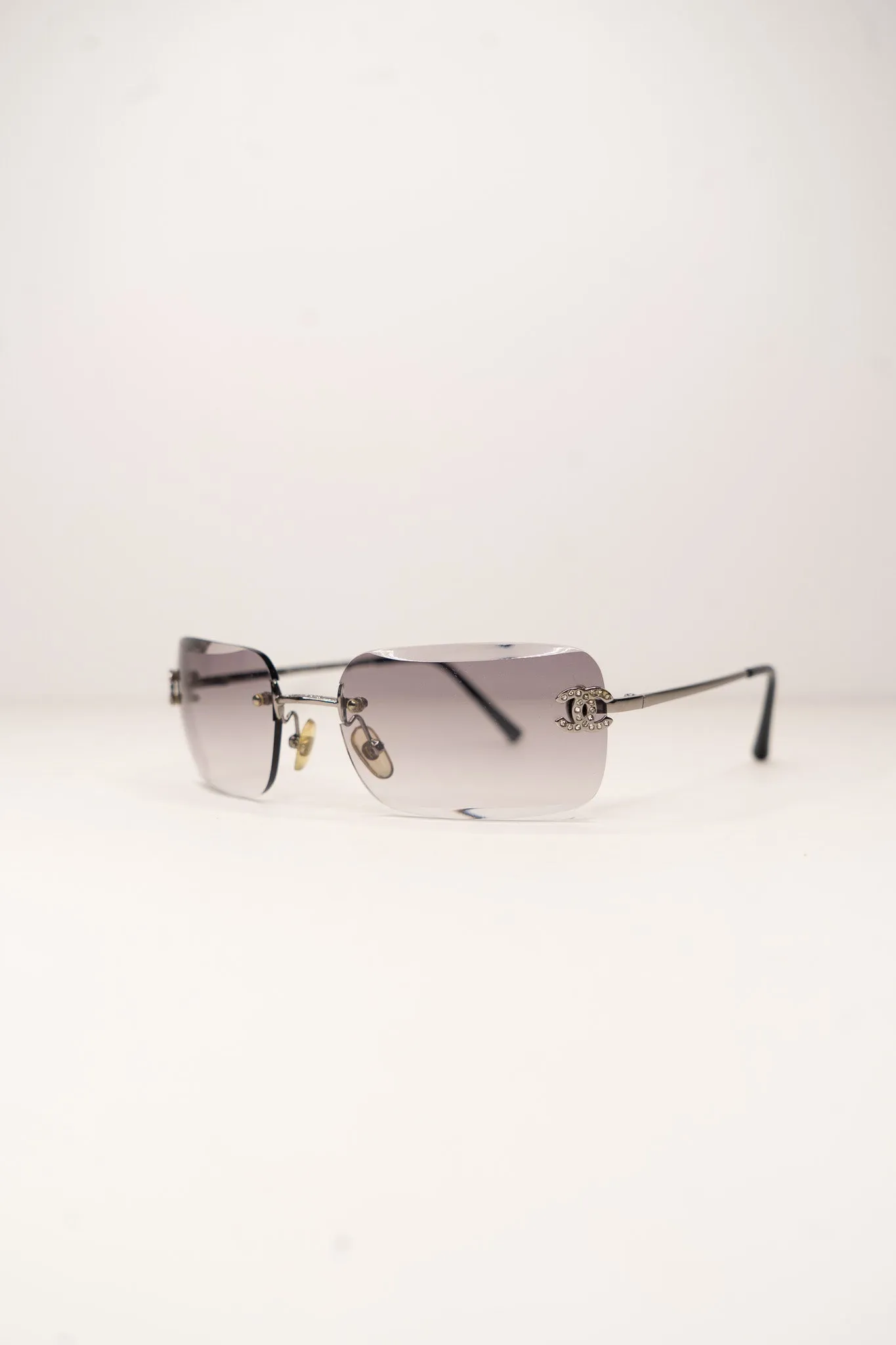 Chanel Black Transparent Sunglasses