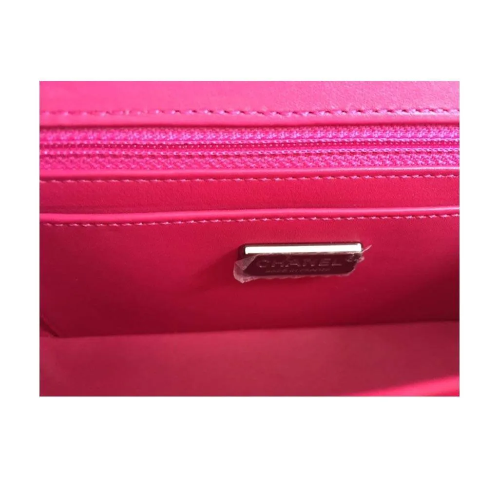Chanel Small Classic Flap Bag Red Python