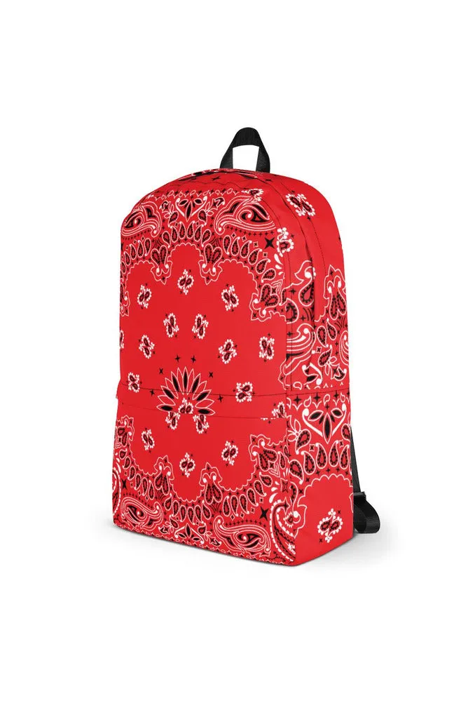 Classic Red Bandana Backpack