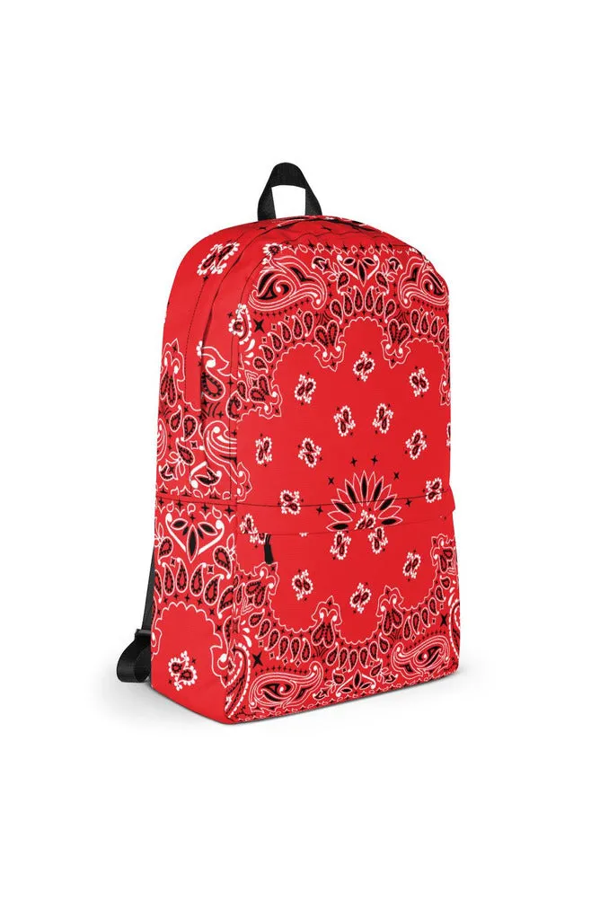 Classic Red Bandana Backpack