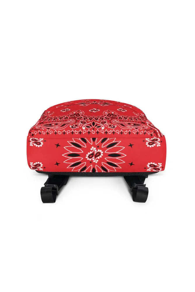Classic Red Bandana Backpack