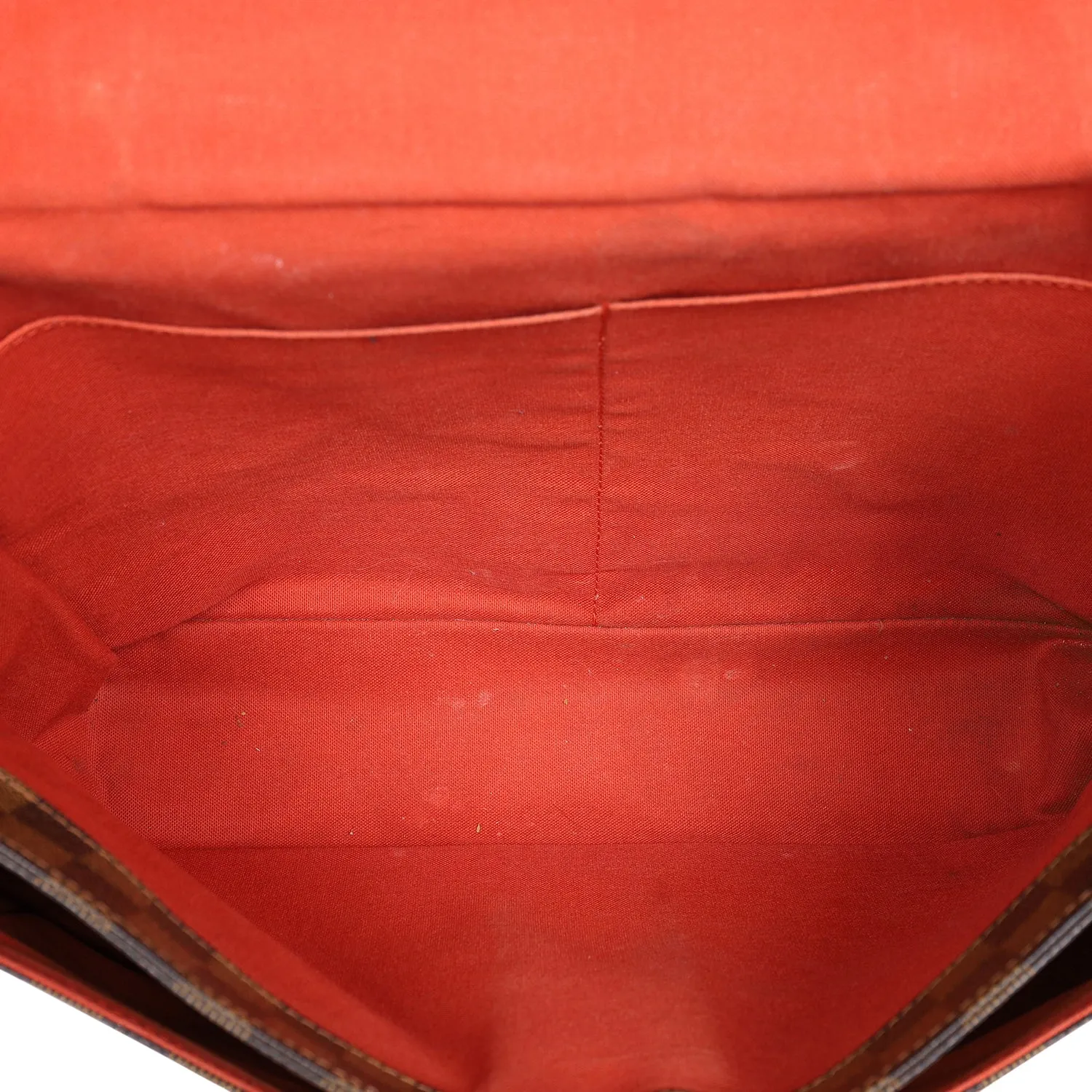 Damier Ebene Leather Broadway Messenger Bag