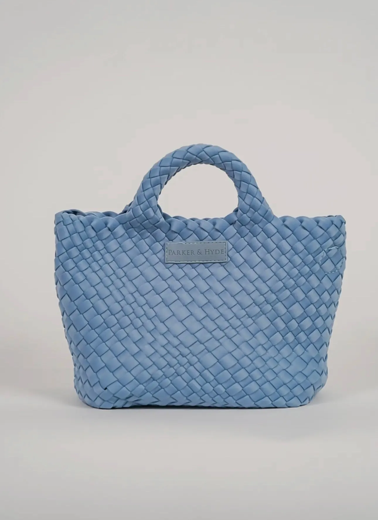 Denim Woven Mini Tote