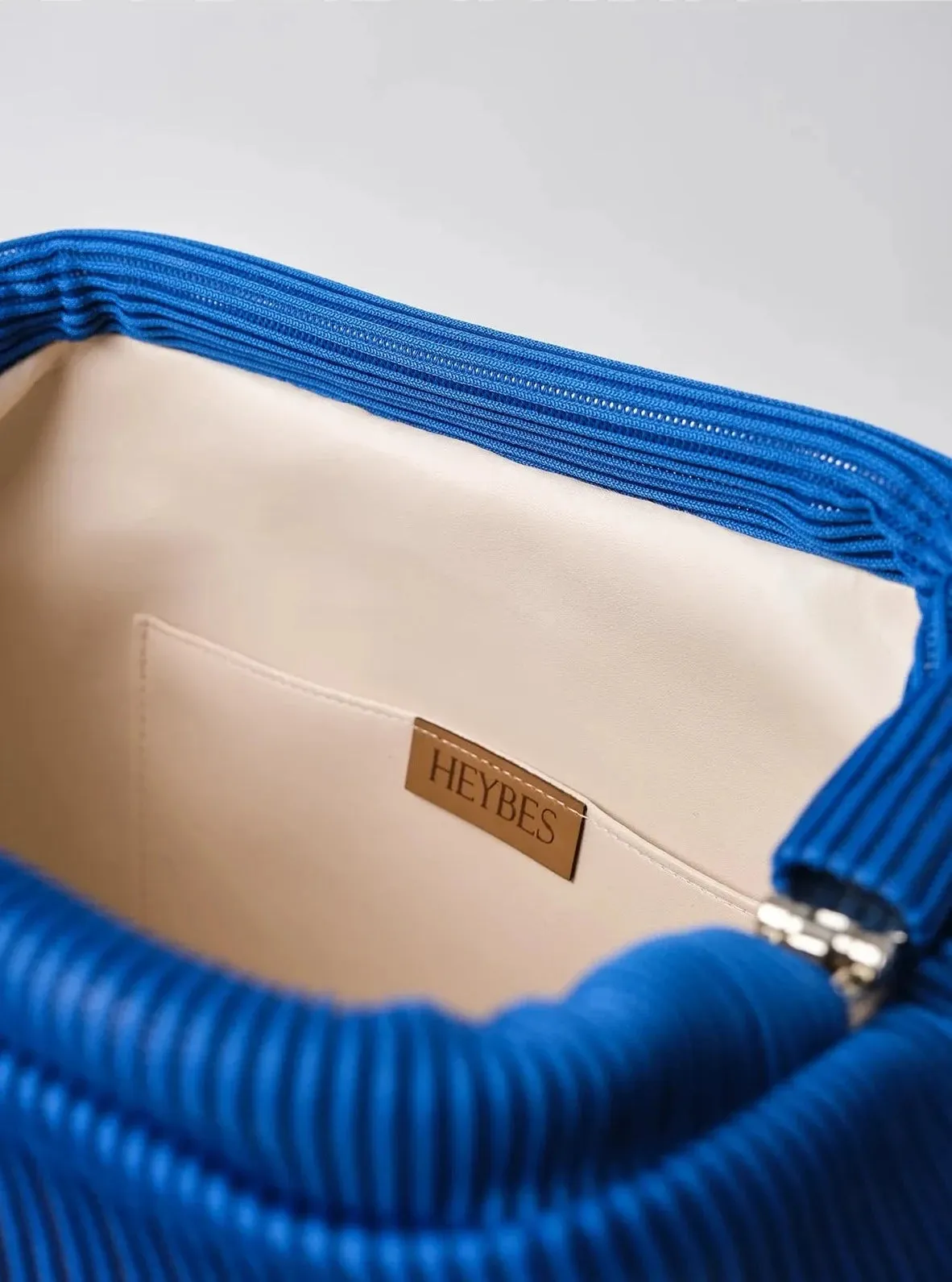 Elegant Neon Green Pleated Clutch Handbag
