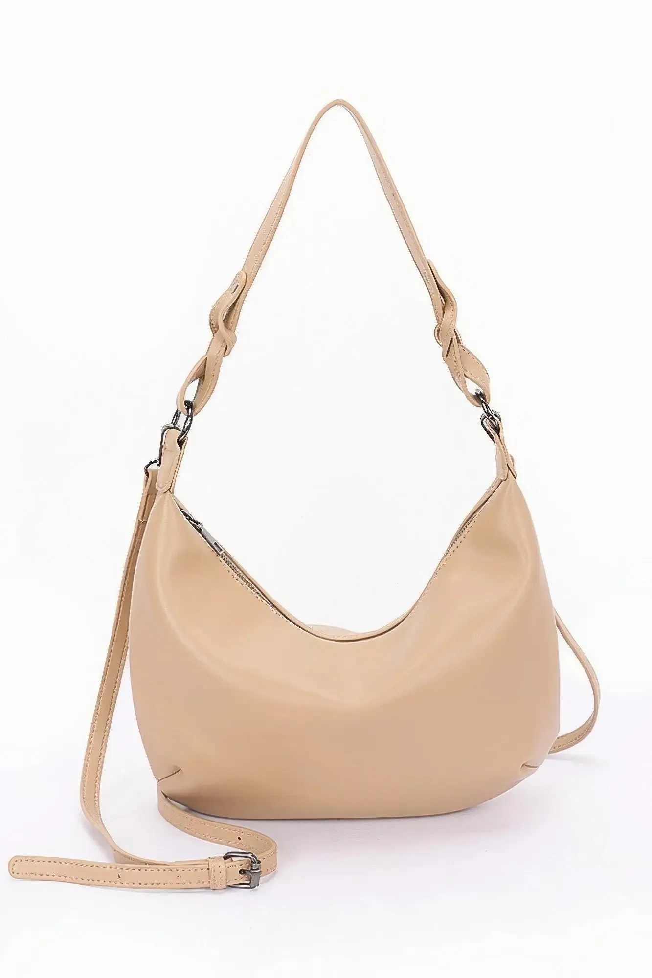 Faux Strap Shoulder Bag