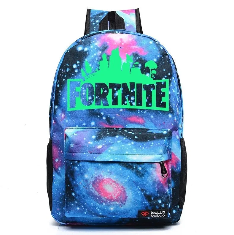 Fortnite Luminous Backpack School bag Travel Bag Canvas bag Shoulder bag Fortnite Birthday Gifts Christmas Gifts