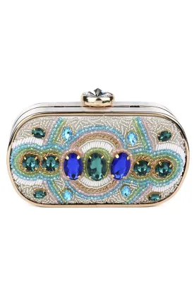 Gem Seed Bead Evening Bag