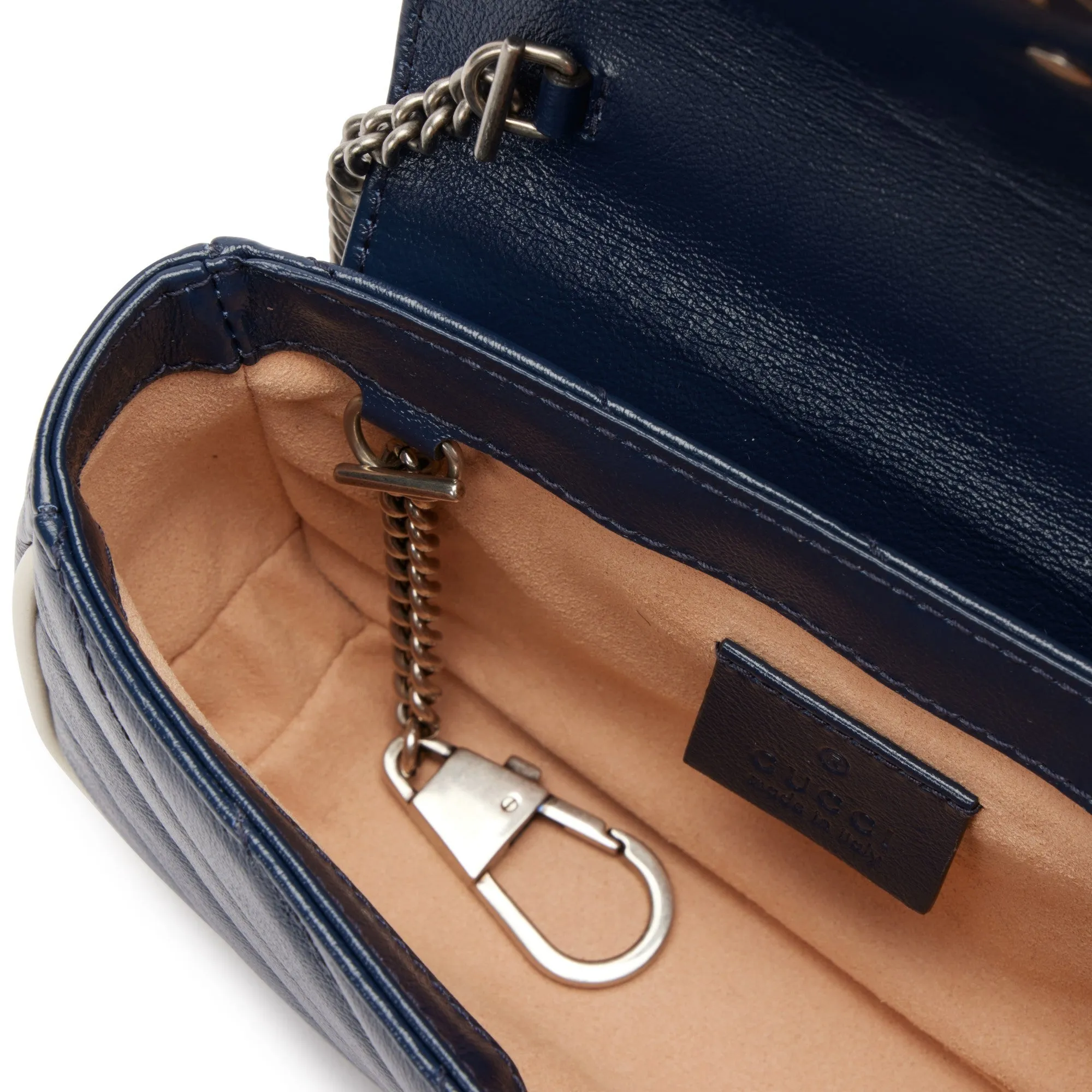 GUCCI GG MARMONT MINI CALFSKIN TORCHON BAG