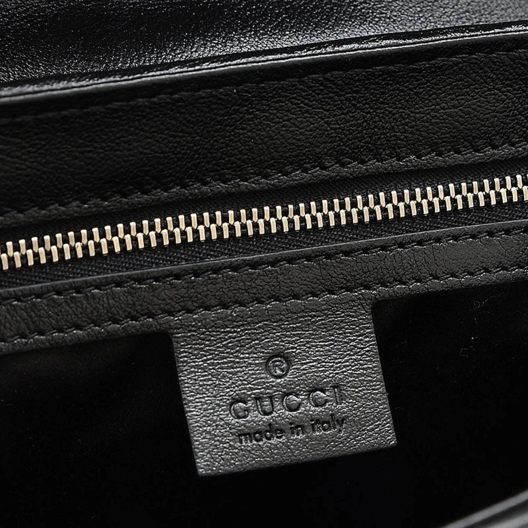 Gucci GG Marmont Small Sequin Shoulder Bag Black 443497