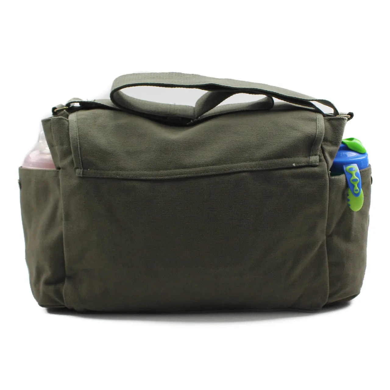 Heavyweight Messenger Canvas Carry-All Baby Diaper Bag