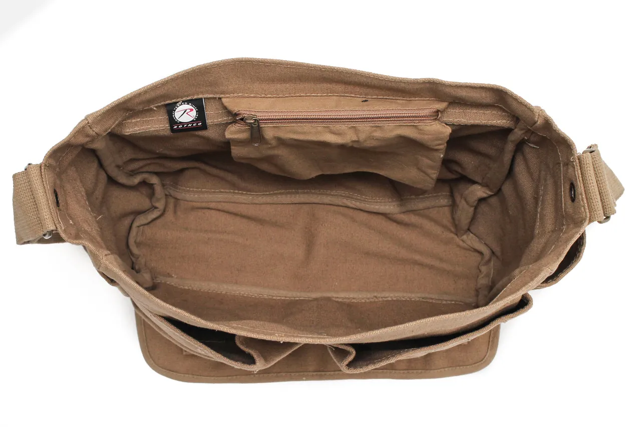 Heavyweight Messenger Canvas Carry-All Baby Diaper Bag