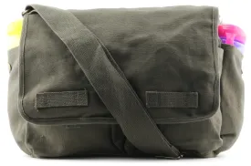 Heavyweight Messenger Canvas Carry-All Baby Diaper Bag