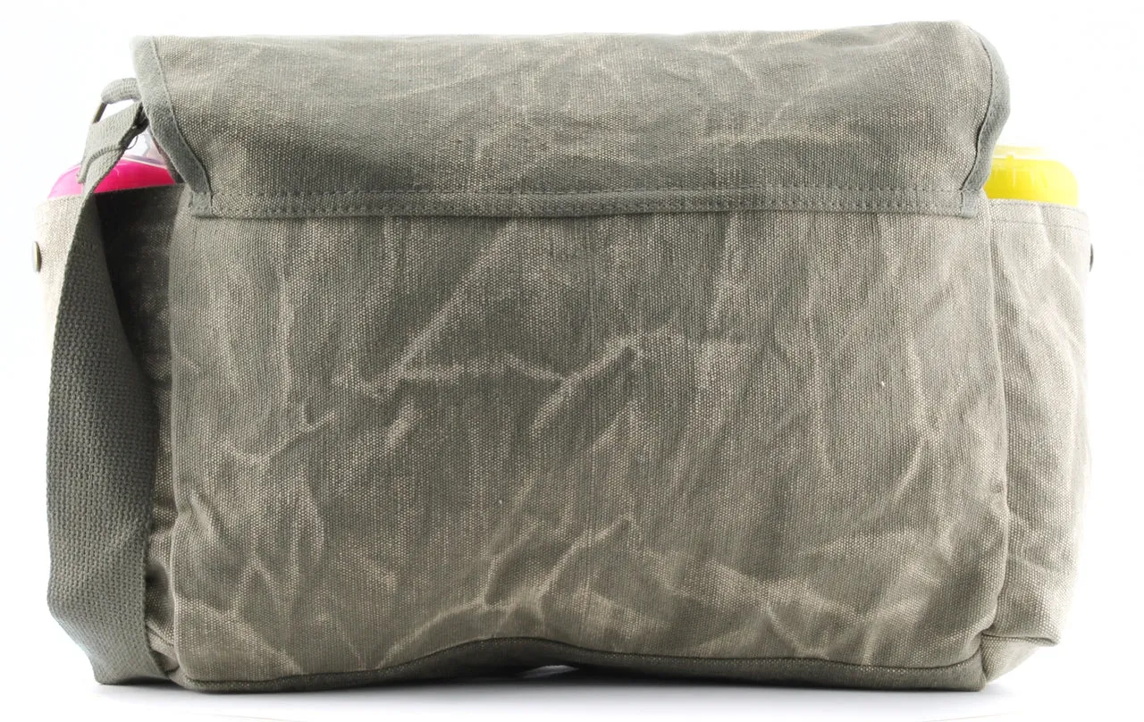 Heavyweight Messenger Canvas Carry-All Baby Diaper Bag