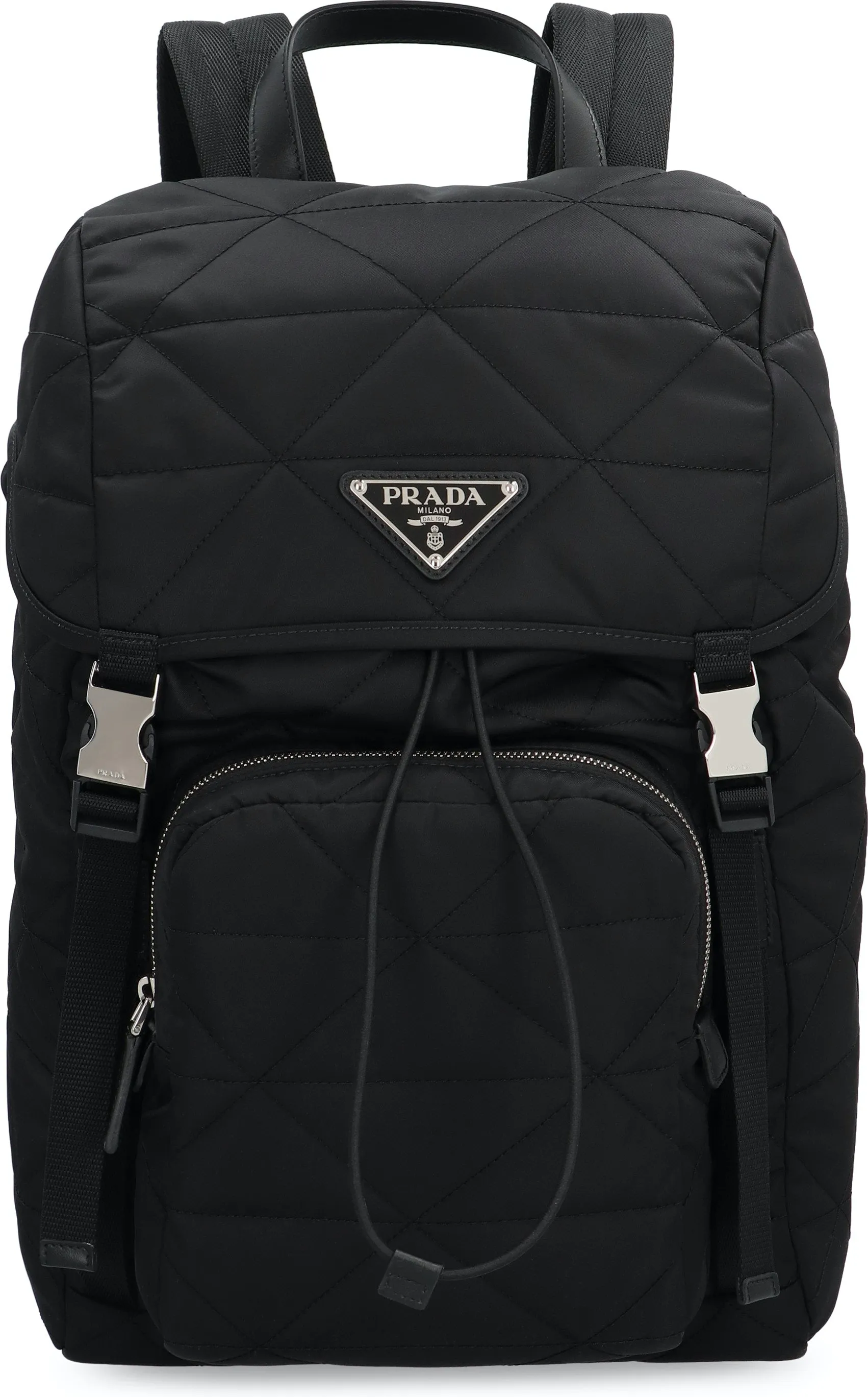 LOGO DETAIL RE-NYLON BACKPACK