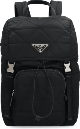 LOGO DETAIL RE-NYLON BACKPACK