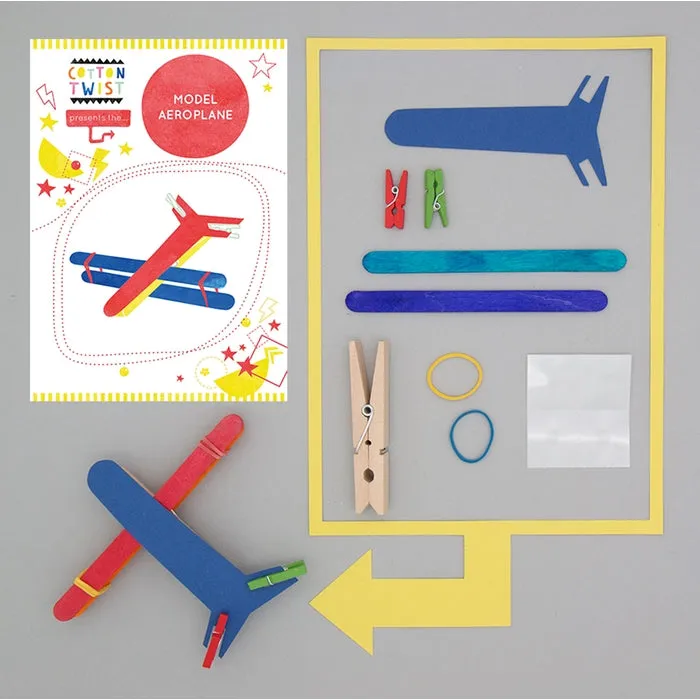 Make Your Own Model Aeroplane Kit by Cotton Twist