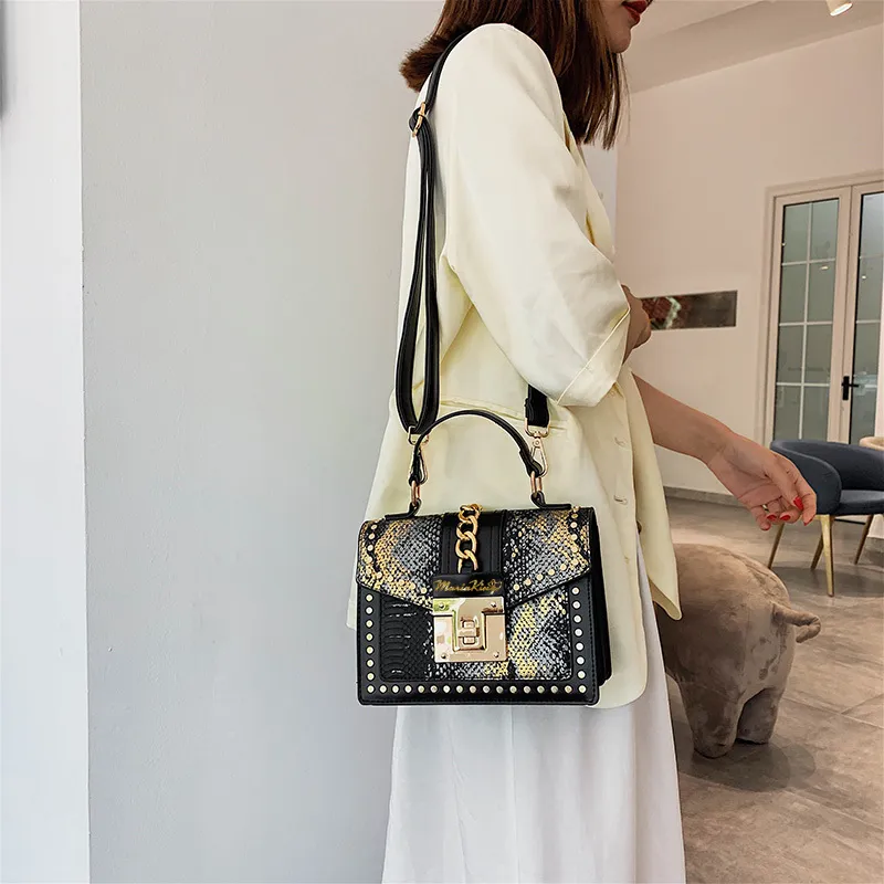 MariaKinz Fashion Bag: Square Crossbody/Shoulder with Top Handle Blue Bag
