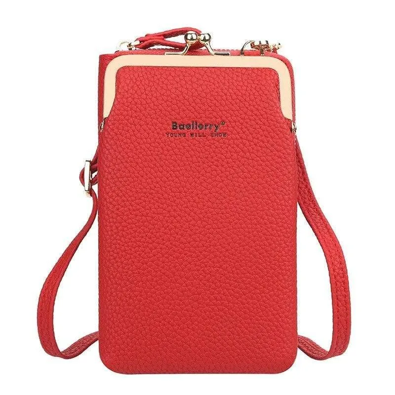 Mini Phone Bag Solid Crossbody Bag