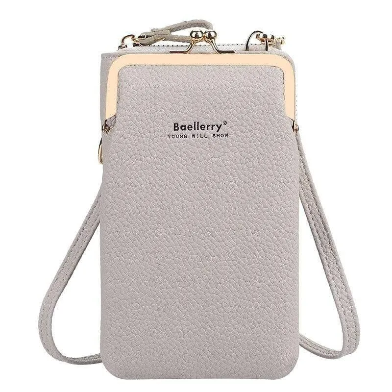 Mini Phone Bag Solid Crossbody Bag