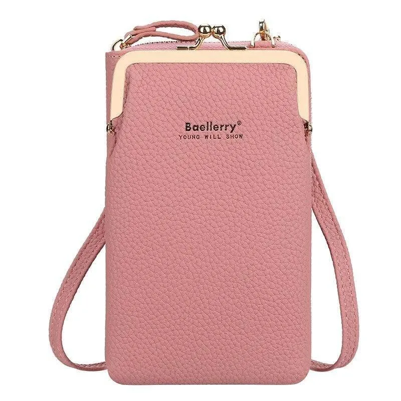 Mini Phone Bag Solid Crossbody Bag