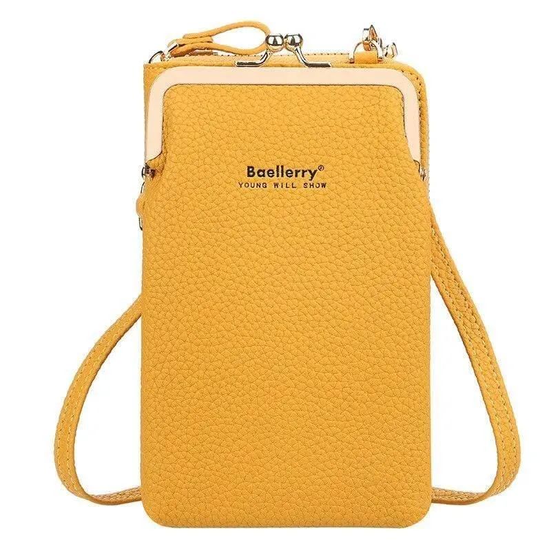 Mini Phone Bag Solid Crossbody Bag
