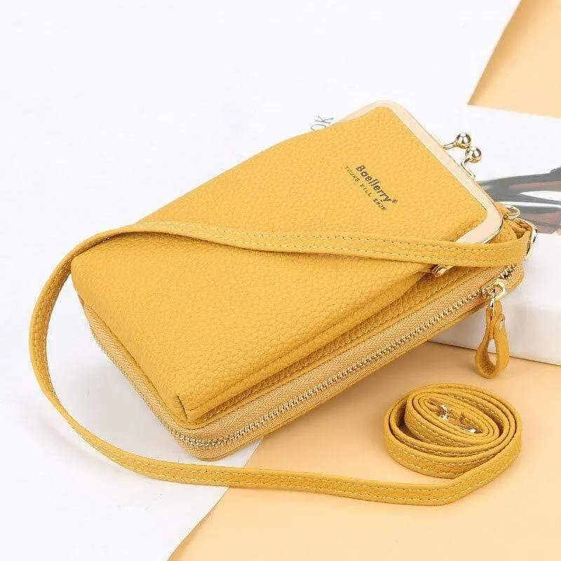 Mini Phone Bag Solid Crossbody Bag