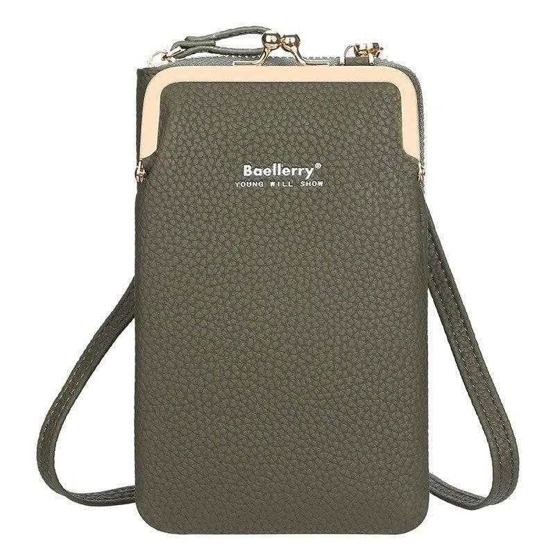 Mini Phone Bag Solid Crossbody Bag