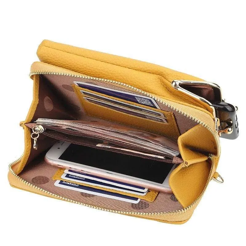 Mini Phone Bag Solid Crossbody Bag
