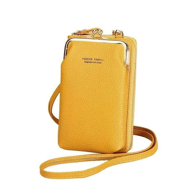 Mini Phone Bag Solid Crossbody Bag