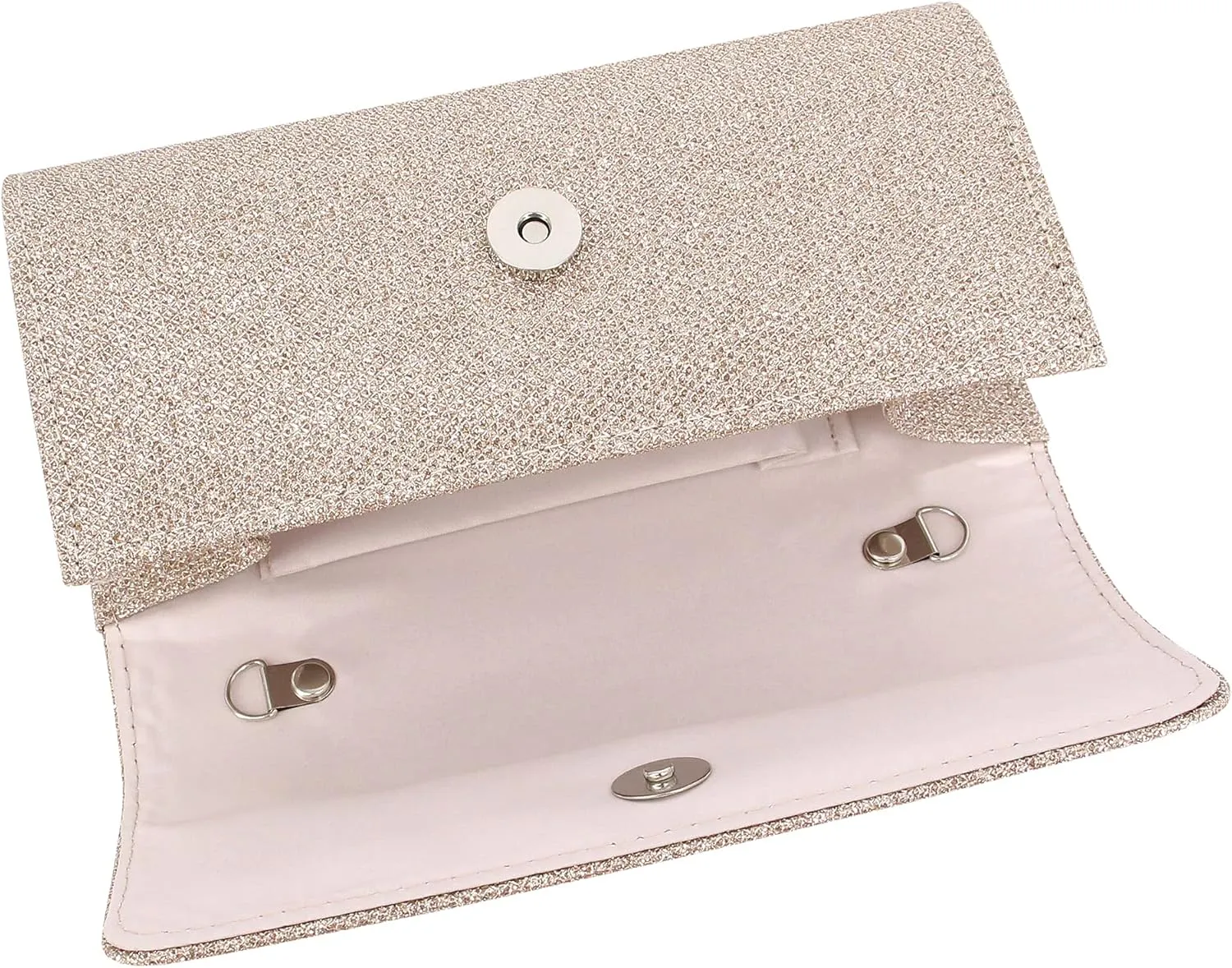 Naimo Women's Sequin Evening Purse Wedding Party Clutch Bag