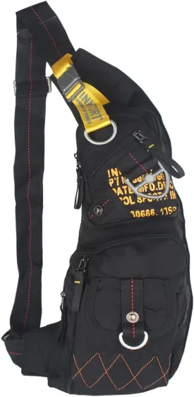 Nylon Sling Chest Bag Daypack Bicycle Travel Gym Backpack