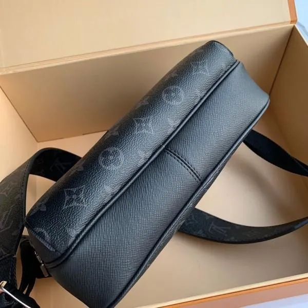 Outdoor Monogram Leather Messenger Shoulder Bag M30233 Black 2019 Collection