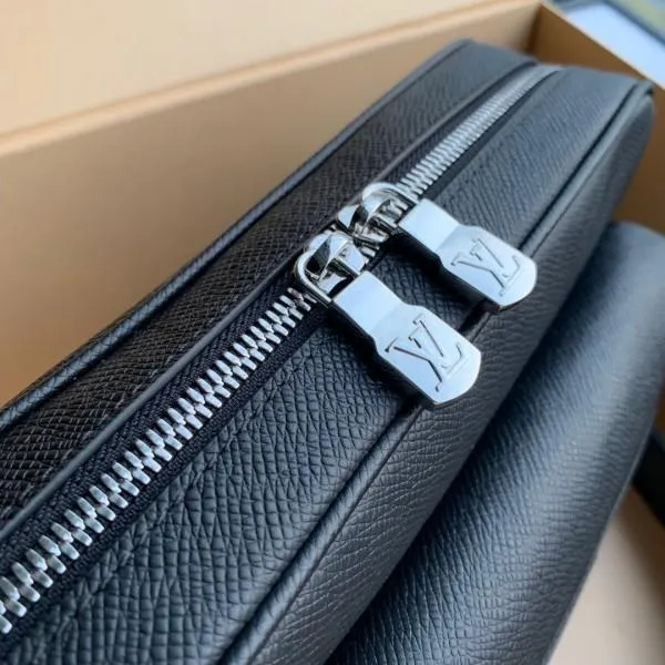 Outdoor Monogram Leather Messenger Shoulder Bag M30233 Black 2019 Collection