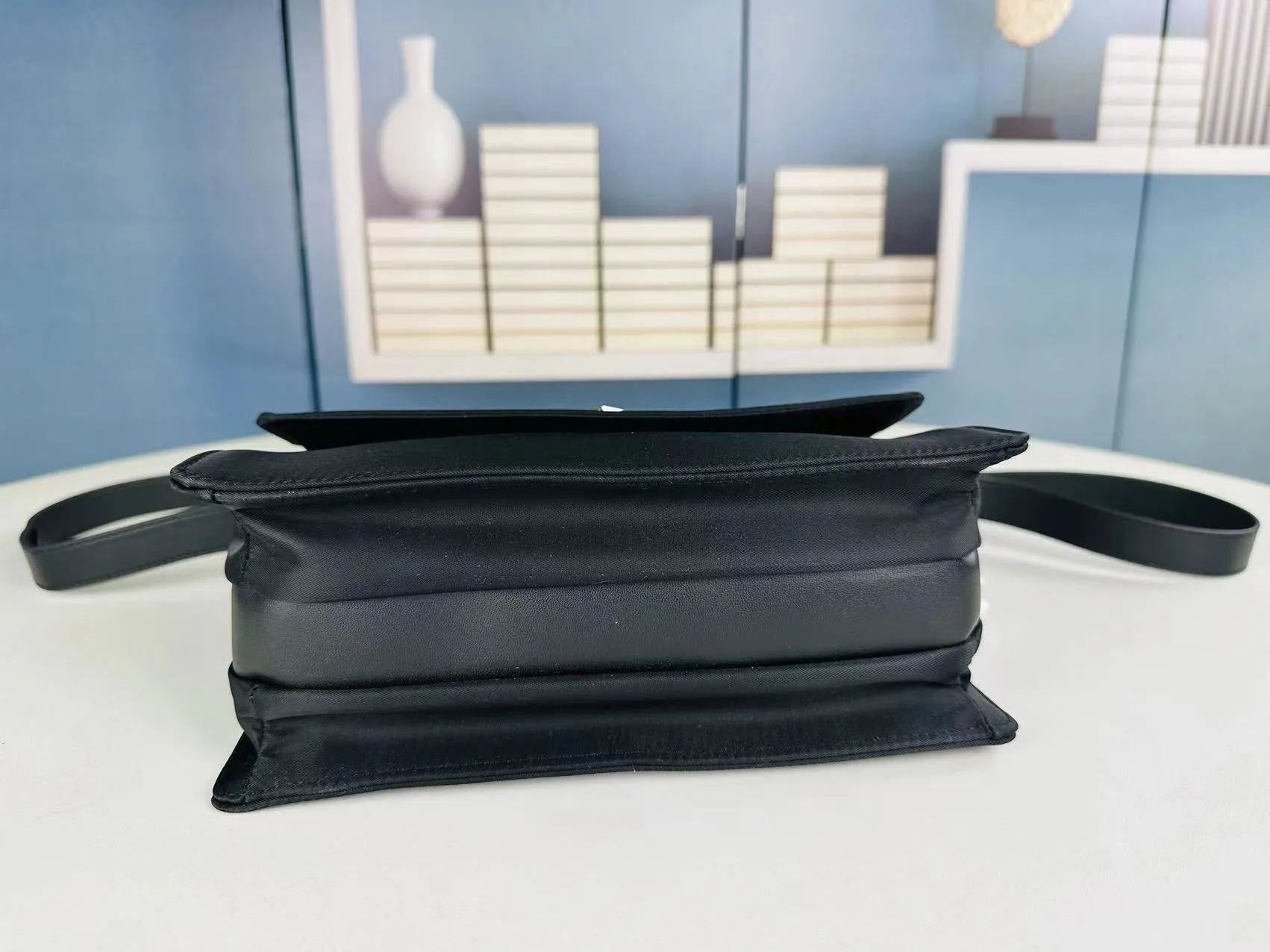P Re-nylon Padded Shoulder Bag