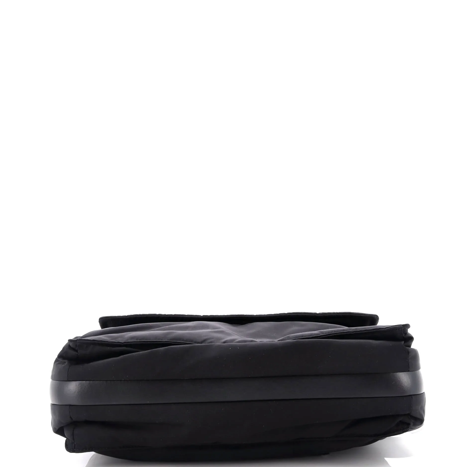 Padded Flap Shoulder Bag Re-Nylon Large