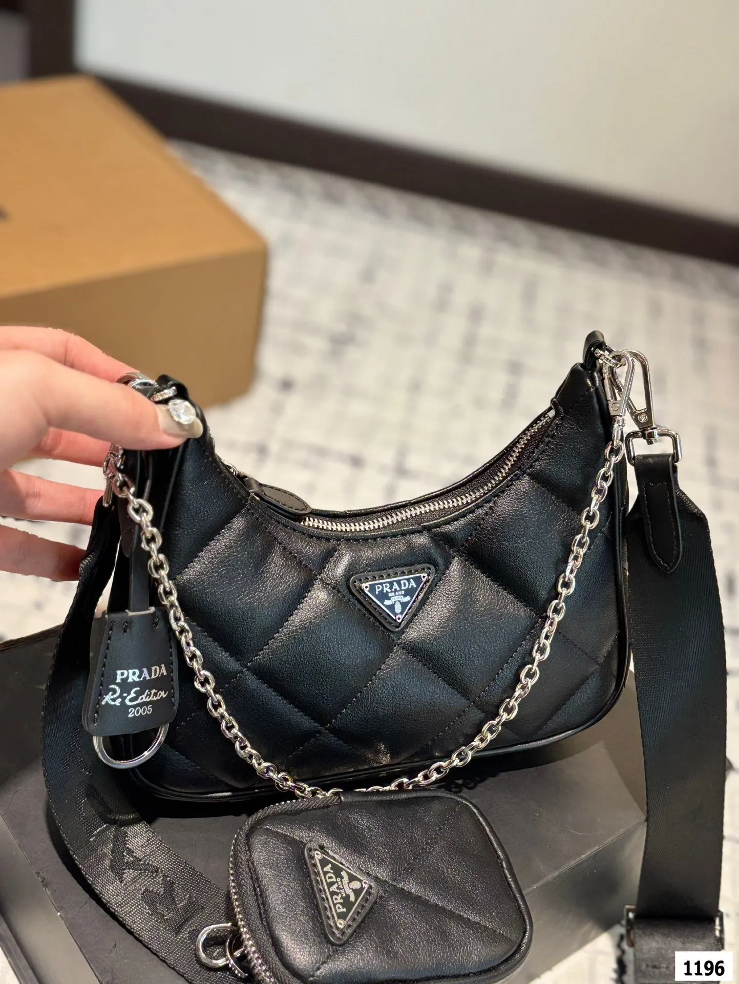 PD348 Prada Re-Edition 1995 Leather Mini/Small-bag
